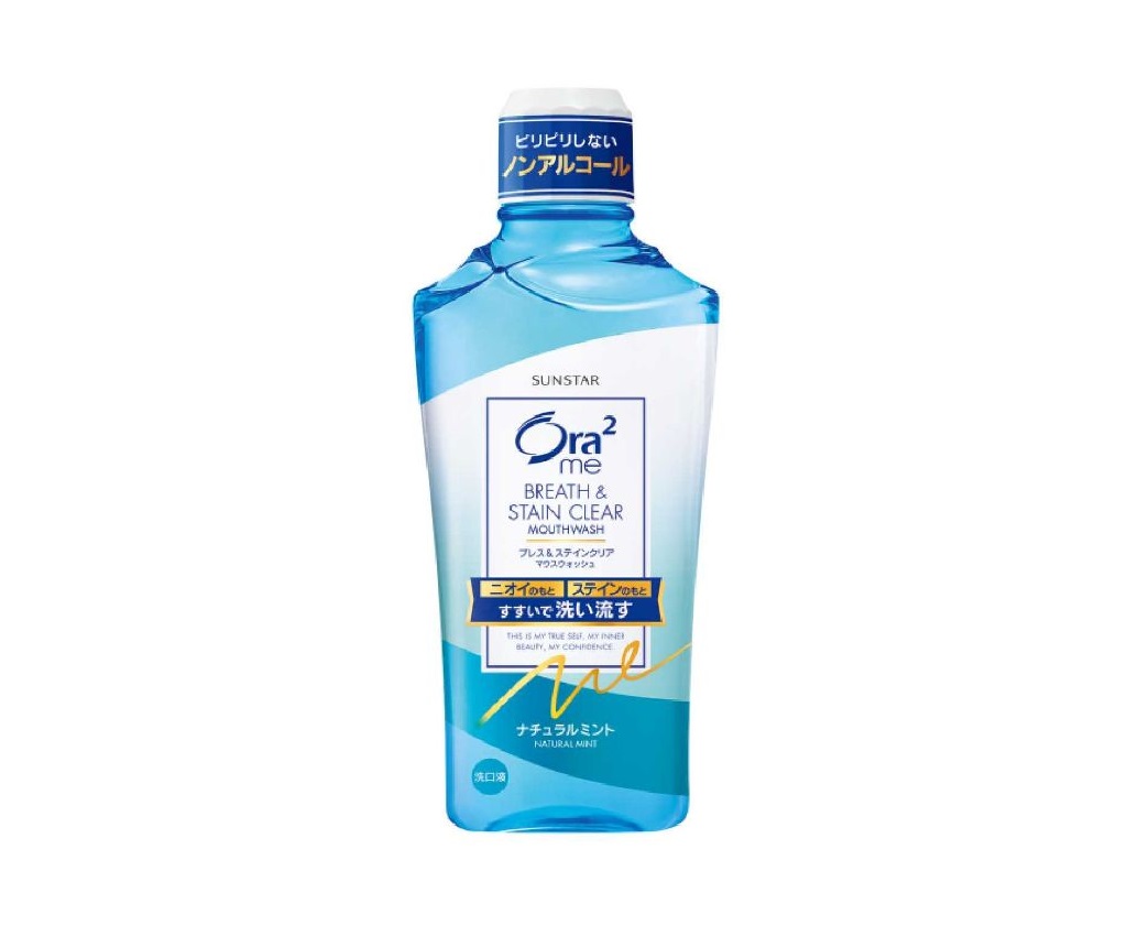 Ora2 me Breath &amp; Stain Clear Mouthwash (Natural Mint) 460ml
